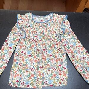 Floral Long Sleeve Kids Top